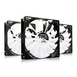 3x AABCOOLING Black Jet Fan 12