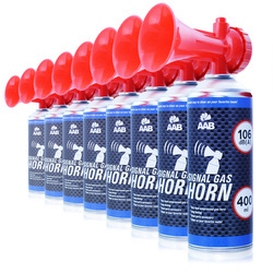 8 x AAB Signal GAS Horn 400ml