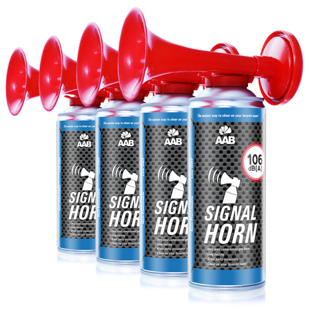 4x AABCOOLING Signal Horn 40g – Druckluftfanfare