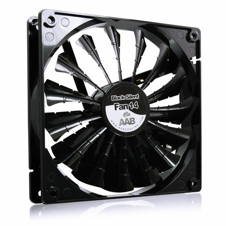 3x Ventilators 140 mm AABCOOLING Black Silent Fan 14