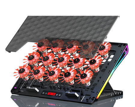 Охлаждаща подложка за лаптоп AABCOOLING Spatium RGB