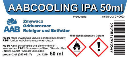 AABCOOLING IPA 50ml – isopropylalkohol 99,7 %