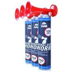 3 x AAB Signal GAS Horn 750 ml
