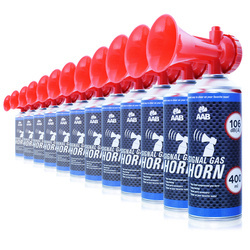 12 x AAB Signal GAS Horn 400ml