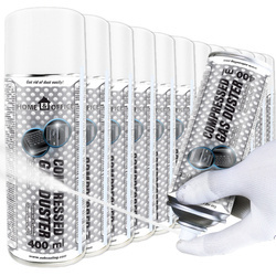 12x AABCOOLING Home&Office Compressed Gas Duster 400ml – trykluft på dåse