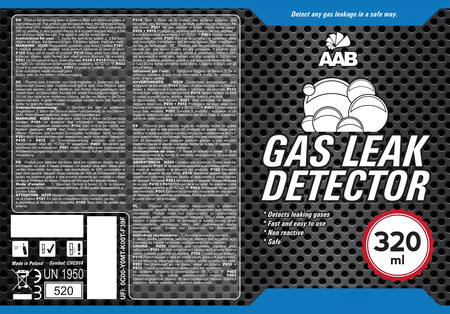 12x AABCOOLING GAS LEAK DETECTOR 320 ml