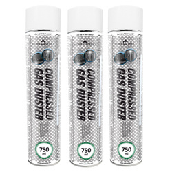 3x AABCOOLING Home&Office Compressed Gas Duster 750ml