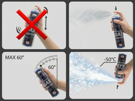 AABCOOLING Compressed gas duster 750ml