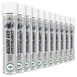 11x Stlačený vzduch AABCOOLING Home&Office 750 ml