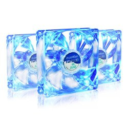 3x AABCOOLING Super Silent Fan 9 BLUE LED