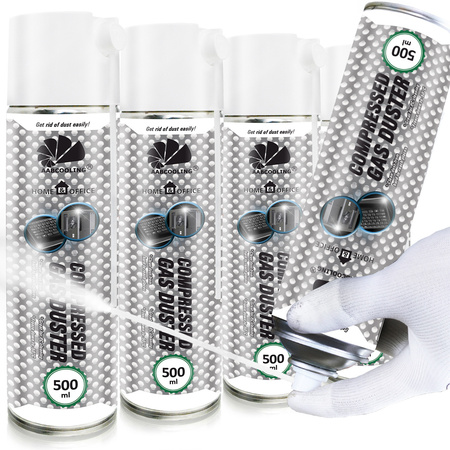 4x AABCOOLING Home&Office Compressed Gas Duster 500 ml – Druckluftspray
