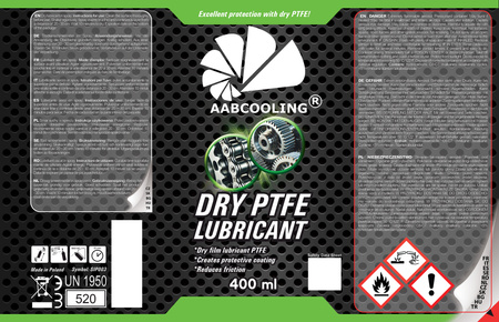 AABCOOLING Dry PTFE Lubricant 400 ml – суха PTFE смазка спрей