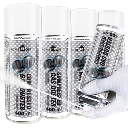 4x AABCOOLING Home&Office Compressed Gas Duster 400ml – aire comprimido