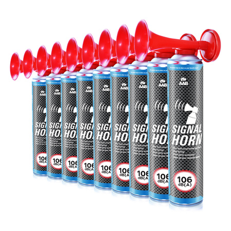 9x AAB Signal Horn 75g – газова сирена