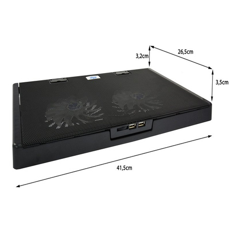 Chladicí podložka pod notebook AABCOOLING NC80, 2×125 mm