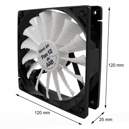 3x 120 mm PC Fan AABCOOLING Silent Jet Fan 12