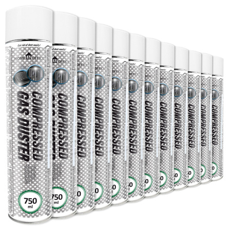 12x AABCOOLING Home&Office Compressed Gas Duster 750ml – sprężone powietrze