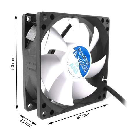Cichy wentylator 80 mm AABCOOLING Super Silent Fan 8 PWM