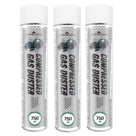 3x Compressed Air Duster AABCOOLING Home&Office 750 ml