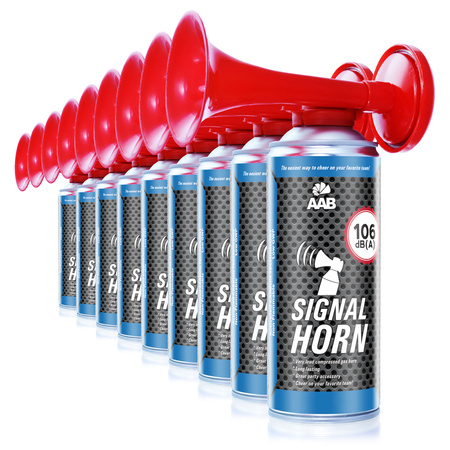 9x AABCOOLING Signal Horn 40g – fanfára na plyn