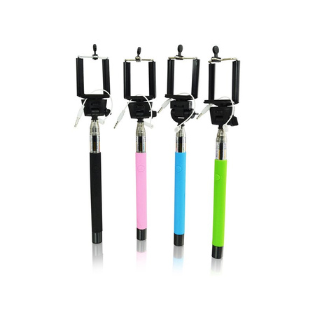 Asmenukių lazda su mygtuku AABCOOLING Selfie Stick 2 Green