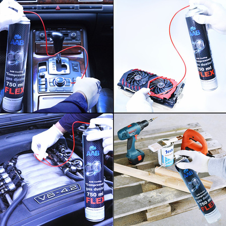 AABCOOLING Compressed Gas Duster FLEX 750ml – сгъстен въздух