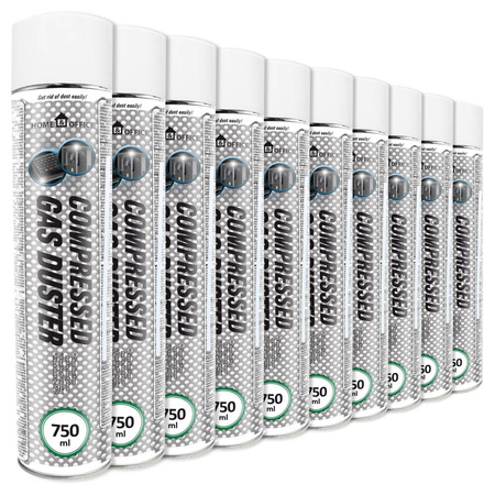 10x Home&Office Compressed Gas Duster 750ml – aria compressa spray