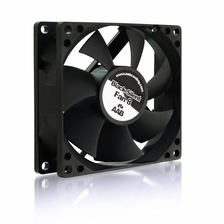 Ventiliatorius 80 mm AABCOOLING Black Silent Fan 8