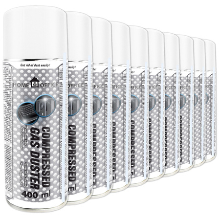10x AABCOOLING Home&Office Compressed Gas Duster 400ml – trykluft på dåse