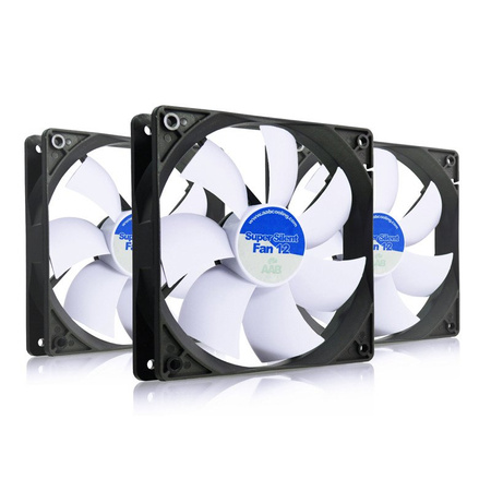 3x Datora ventilators 120 mm AABCOOLING Super Silent Fan 12