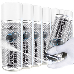 7x AABCOOLING Home&Office Compressed Gas Duster 400ml – trykluft på dåse