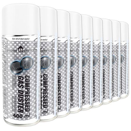 9x AABCOOLING Home&Office Compressed Gas Duster 400ml