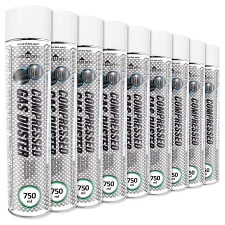 9x Sűrített levegő spray AABCOOLING Home&Office 750 ml