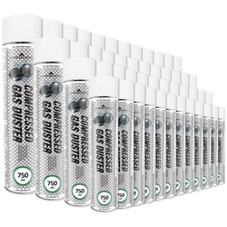 48x AABCOOLING Home&Office Compressed Gas Duster 750ml – suslėgtas oras