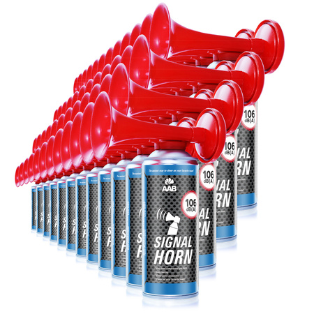 48x AABCOOLING Signal Horn 40g – trombetta da stadio