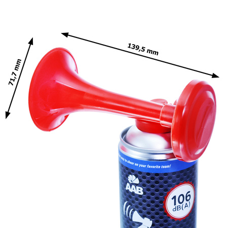 Goarnă cu aer comprimat AABCOOLING Signal GAS Horn 400 ml
