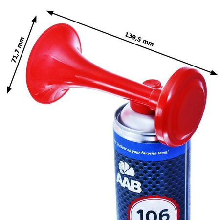 2 x AAB Signal GAS Horn 750 ml