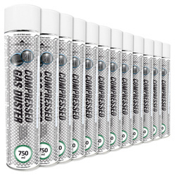 12x AABCOOLING Home&Office Compressed Gas Duster 750ml – suslėgtas oras