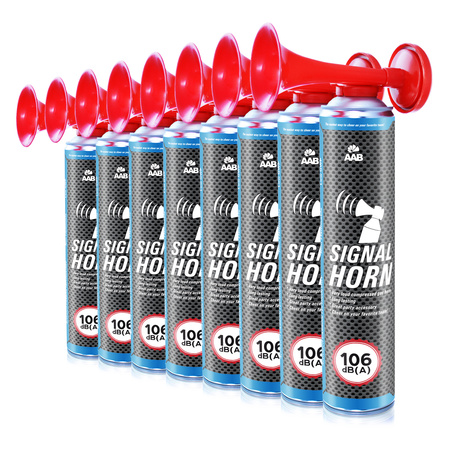 8x AAB Signal Horn 75g – gāzes taure