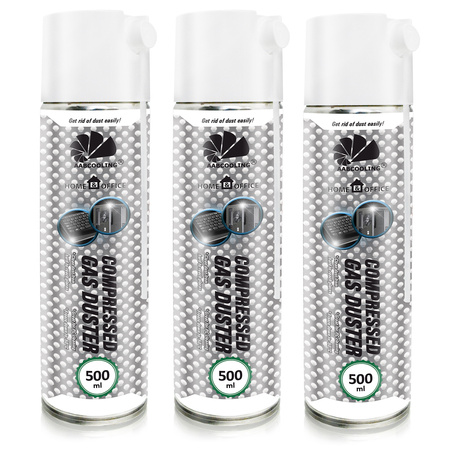 3x AABCOOLING Home&Office Compressed Gas Duster 500 ml – saspiests gaiss