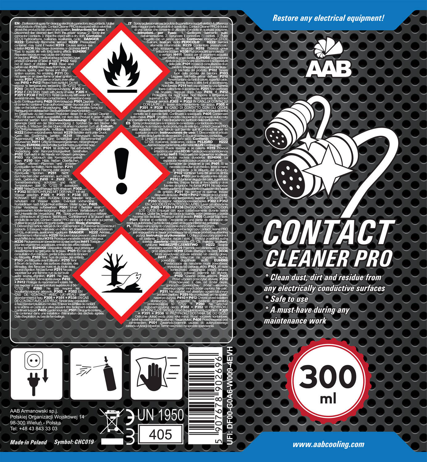 AAB Contact Cleaner PRO 300 ml
